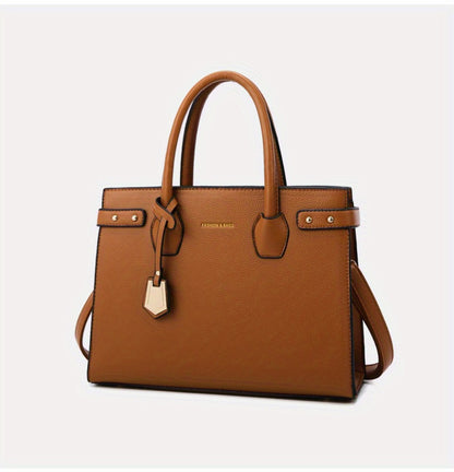 3pcs Women'S Tote Set - Large Capacity Commuter Tote Vintage Single Shoulder Crossbody Multi-Piece Bag