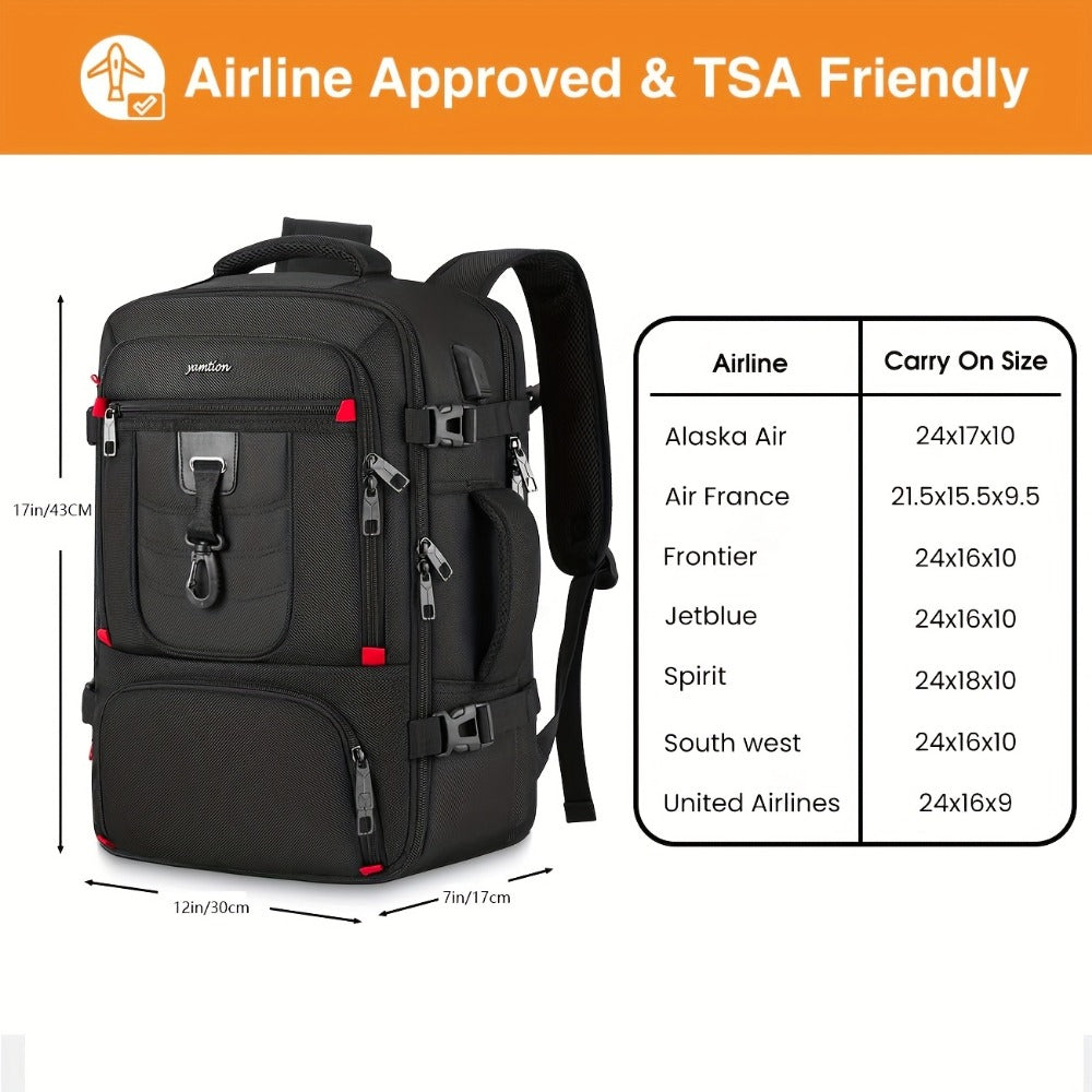 Laptop Backpack – 17.3 Inch, Trolley Sleeve, Convertible, for Travel | Bag Vero – detail view 3