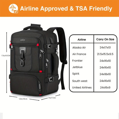 Laptop Backpack – 17.3 Inch, Trolley Sleeve, Convertible, for Travel | Bag Vero – detail view 3