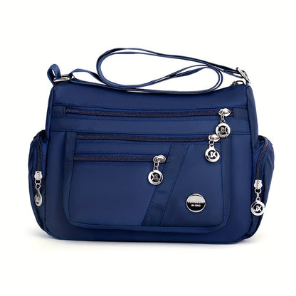 Multi Layer Crossbody Bag - Wear-resistant Nylon Fabric - Women's Shoulder Bag - Perfect for Moms - Suitable for Everyday Use - Ideal Gift for Women