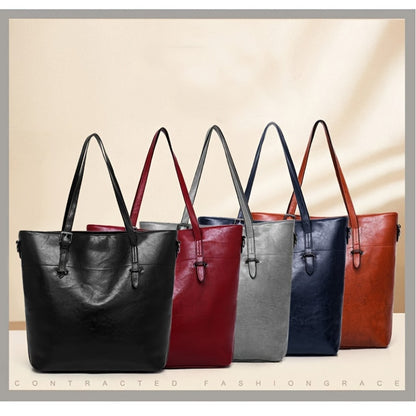 4pcs Retro Women'S Tote Bag, Elegant Pu- Crossbody Bag, Handbag, Shoulder Bag, Wallet, Suitable for Shopping And Dating