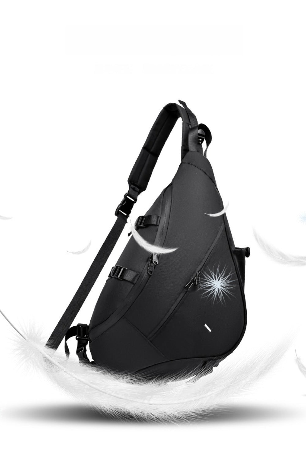 Street Minimalist Shoulder Bag, Large Capacity Fashionable Travel Bag, Men's Commuting Bag, Quality Bag, Motorcycle Bag
