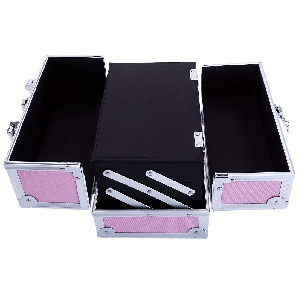 Travel Makeup Bag – Foldable, Aluminum Makeup Train Case Mirror | Bag Vero – detail view 14