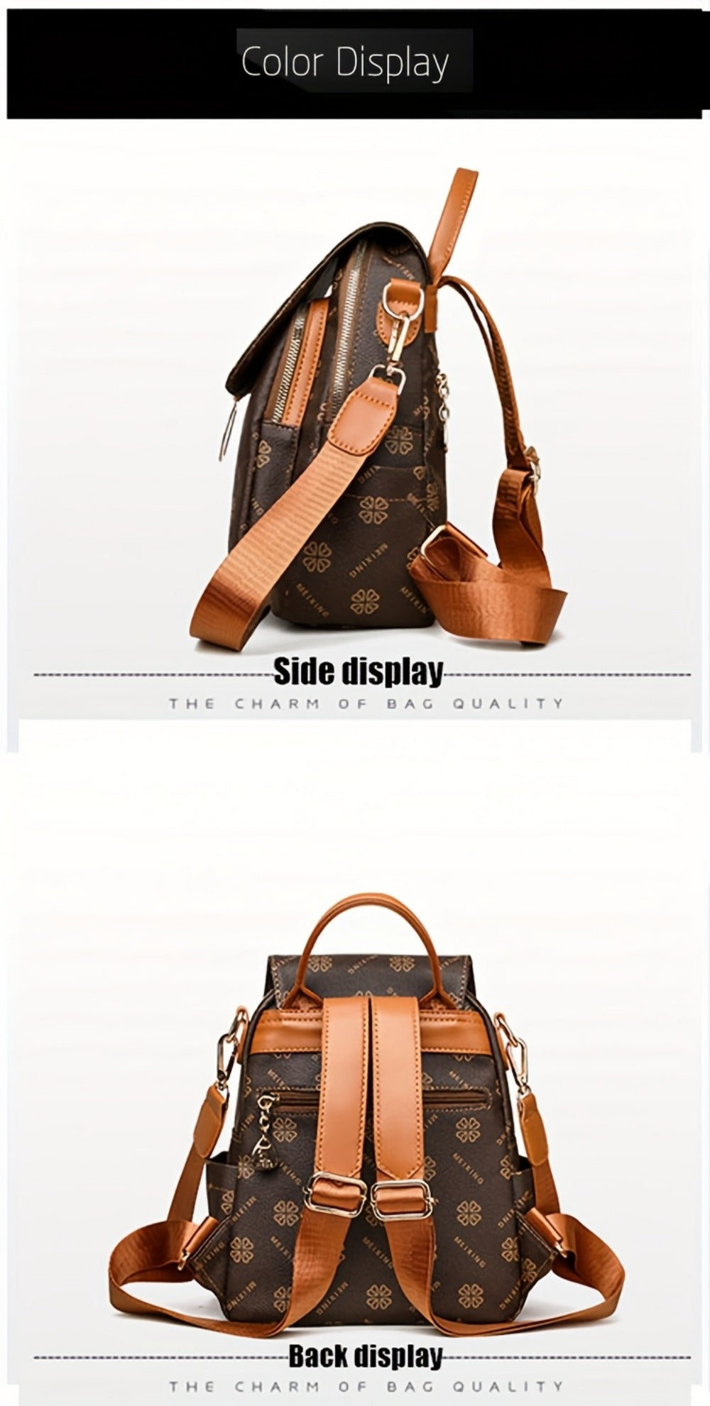 Backpack for Women – Lightweight, Multi-Pocket, Large Capacity, for Travel & Work | Bag Vero – detail view 15