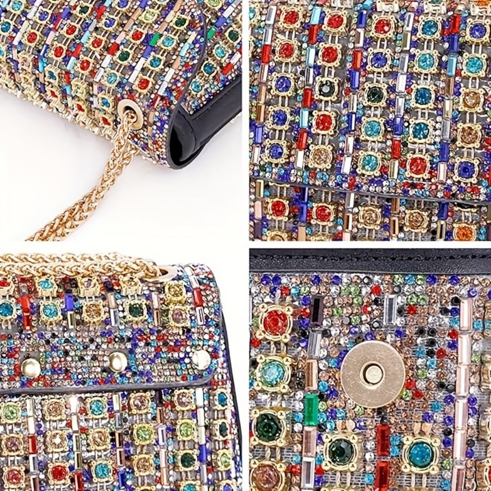 Women's Wallet – Large Capacity, Full Diamond Rhinestone Clutch Large | Bag Vero – detail view 10