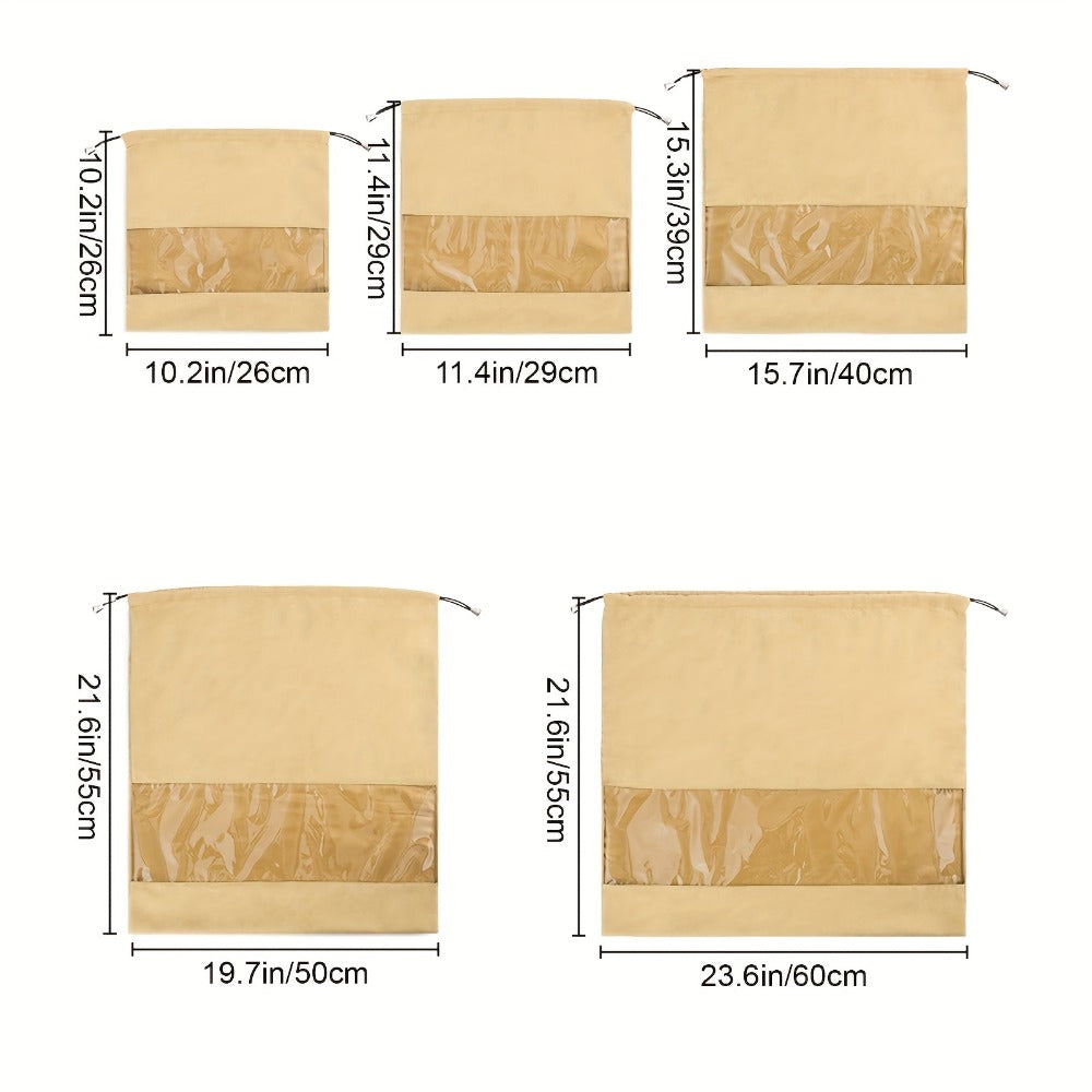Travel Organizer Bag – 5 Pack, Clear | Bag Vero – detail view 5