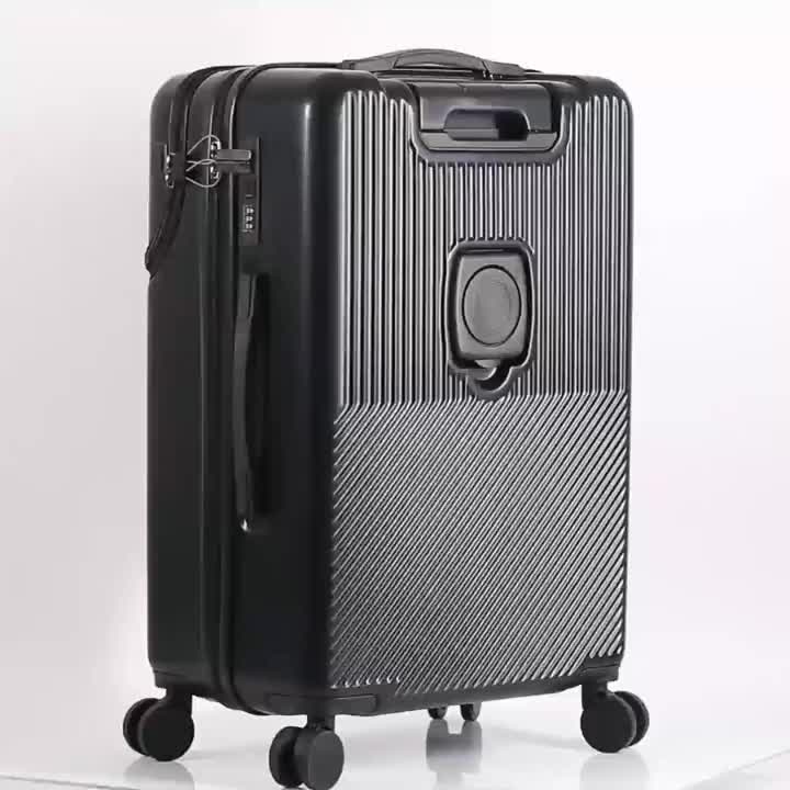 20in carry on luggage+luggage Bag Set, with cup holder and charger, with 360°Spinner Wheels TSA Lock and Adjustable Telescopic Handle Durable Travel Suitcases, Hardshell Luggage with Wheels, Vacation Packing, Travel Luggage Set, Sleek Design, Modern Lugga