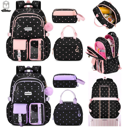 Laptop Backpack – 3-Piece, 15.6 Inch, Large Capacity, Trolley Sleeve | Bag Vero – detail view 3
