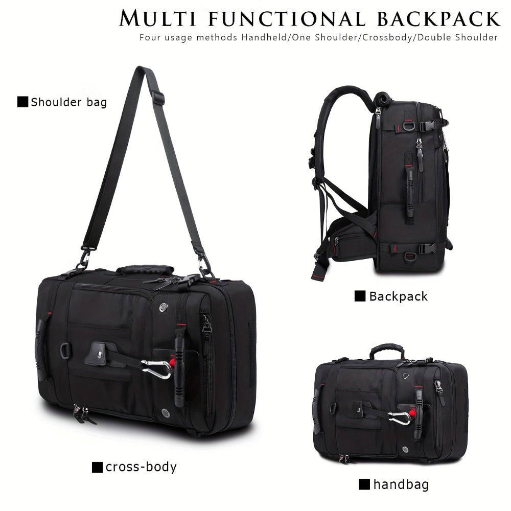 Multi Functional Travel Backpack, Simple Nylon Laptop Daypack, Carry On Luggage Schoolbag, Multi Pocket Carry On Travel Backpack, Flight Approved Gym Bag With Shoe Compartment, Waterproof Laptop School Bag, Outdoor hiking backpack