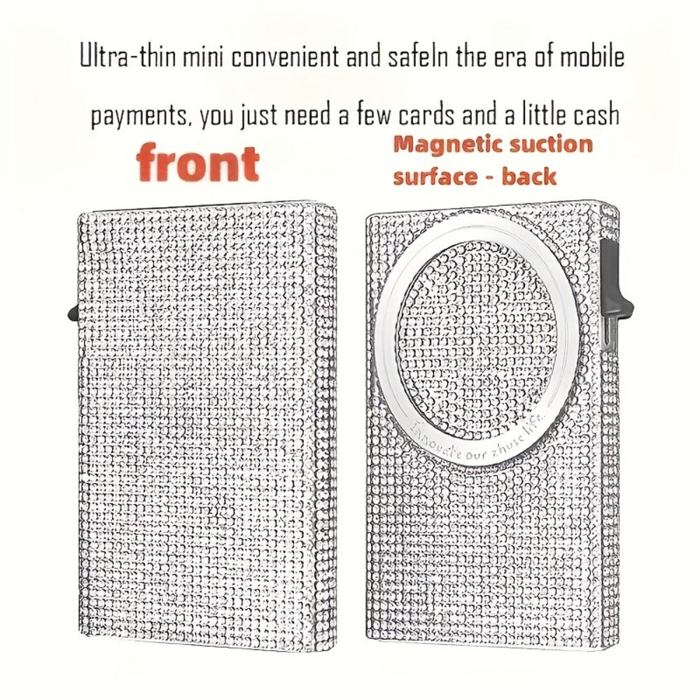 Women's Wallet – RFID Blocking, Rfid Blocking Diamond Pattern Magnetic | Bag Vero – detail view 2