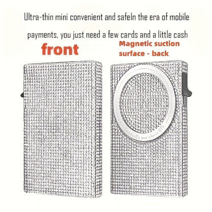 Women's Wallet – RFID Blocking, Rfid Blocking Diamond Pattern Magnetic | Bag Vero – detail view 2