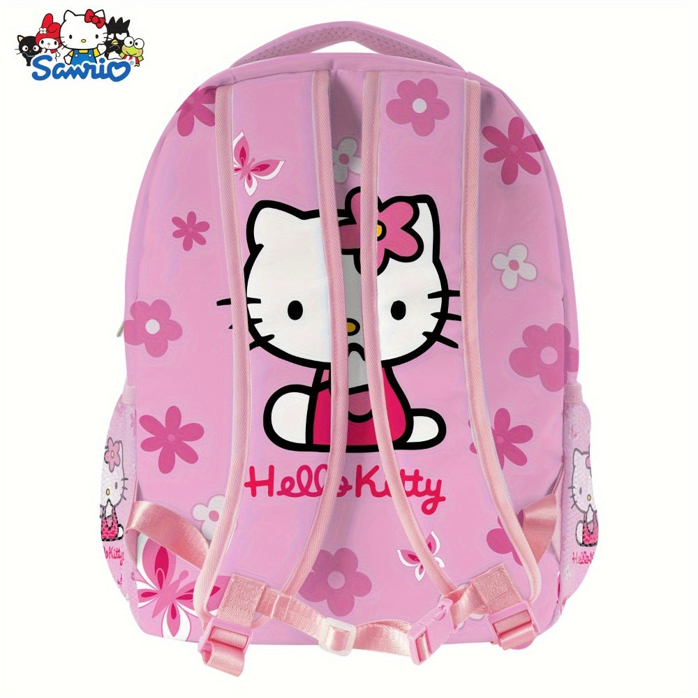 1pc Authorized By Sanrio Hello Kitty Kuromi Cinnamoroll Kawaii Pink Backpacks Cartoon Lightweight Backpacks All Over Print Casual Backpack Portable Outdoor Travel Backpack Laptop Bag
