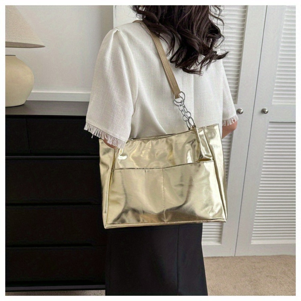 Fashion Large Capacity Tote Bag for Women Stylish Shoulder Handbag Perfect for Office Commute And Daily Use