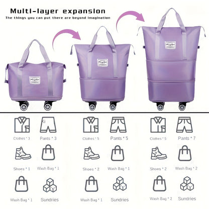 Carry On Luggage – Soft Shell, Expandable, Foldable, Spinner Wheels | Bag Vero – detail view 7