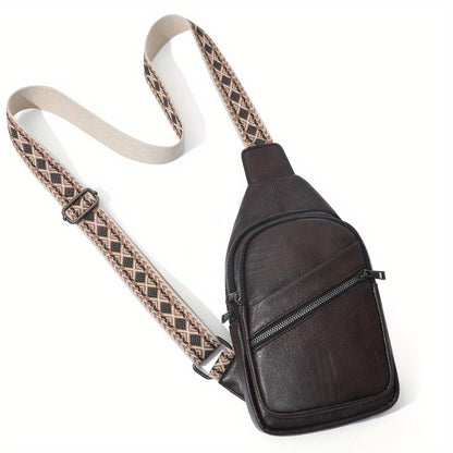 Stylish Crossbody Bag for Women - Multi-Functional Solid Hue - Ideal Chest Bag for Everyday Use, Casual Events & Travel - Lightweight & Comfortable Women'S Sling Shoulder Bag