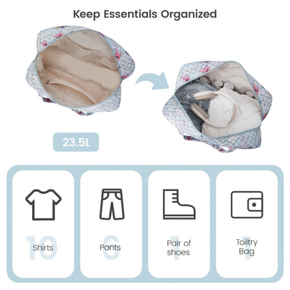 Travel Makeup Bag – Quilted, Trolley Sleeve, for Travel | Bag Vero – detail view 22