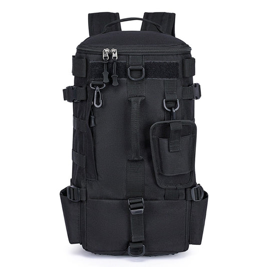 A Versatile Backpack Designed for Outdoor Activities Like Mountain Climbing And Hiking, Featuring a Crossbody Design, a Lure Compartment for Fishing, And a Spacious Layout with Dry And Wet Separation