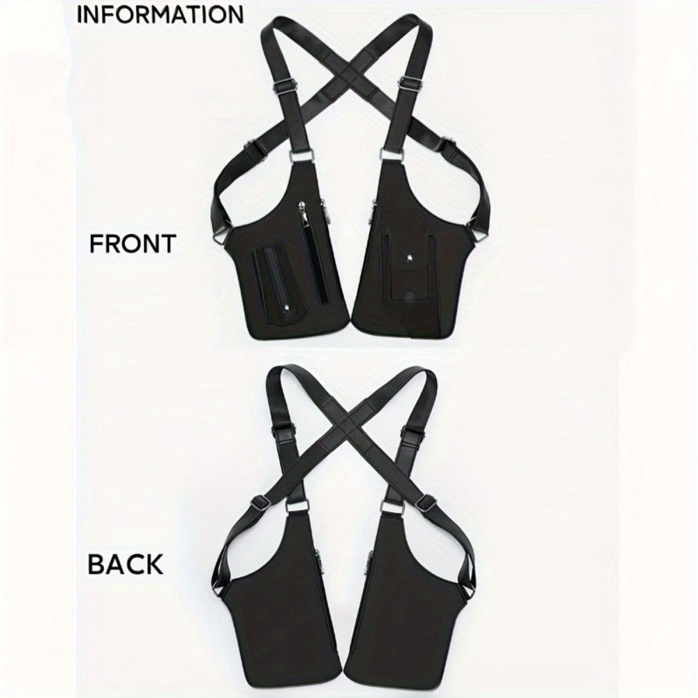 Sling Bag – Lightweight, Retro Underarm Multi Functional Vest | Bag Vero – detail view 7