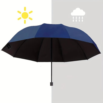 Reinforced Windproof Umbrella, Sturdy And Durable Sunshade Umbrella, Suitable For Both Men And Women