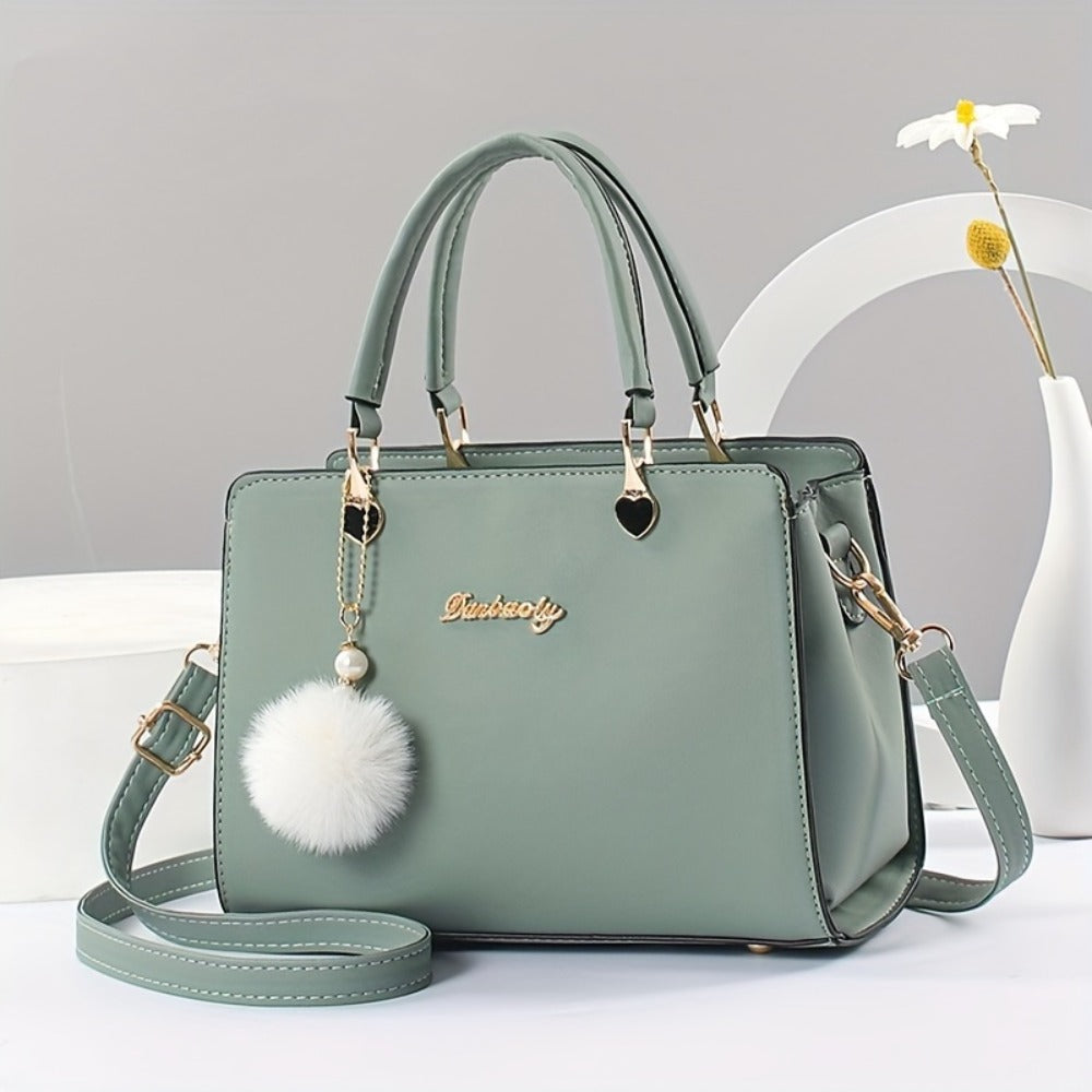 Small Fashion Purses and Handbags for Women Ladies Crossbody Bags Top Handle Satchel Shoulder Bags Totes with Pendant