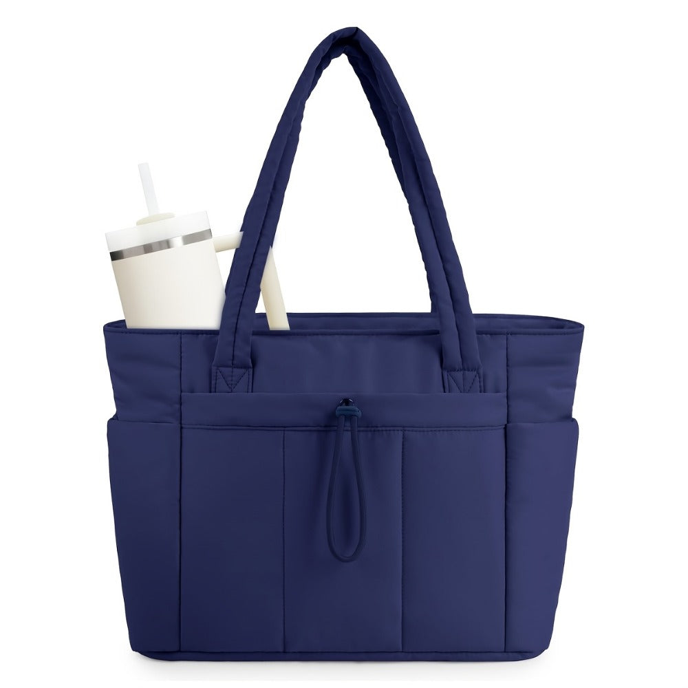 Laptop Bag – 10 Colors, Quilted, Trolley Sleeve, for Travel & Work | Bag Vero – detail view 25