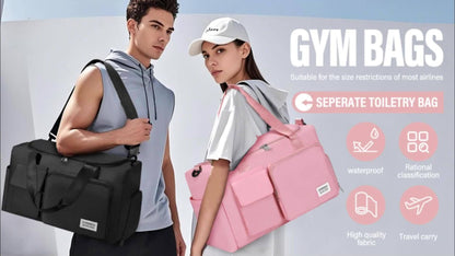 Gym Duffel Bag – 2PCS, Large Capacity, Lightweight, for Travel | Bag Vero – detail view 10