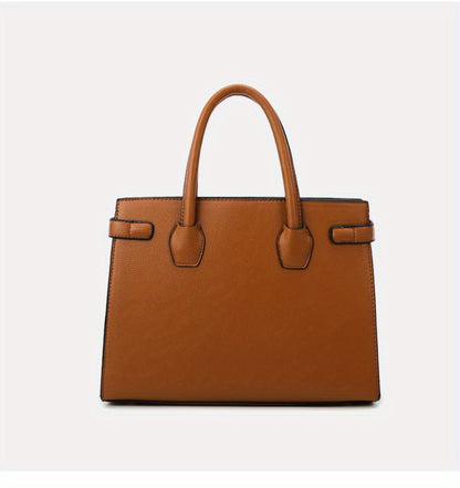 3pcs Women'S Tote Set - Large Capacity Commuter Tote Vintage Single Shoulder Crossbody Multi-Piece Bag
