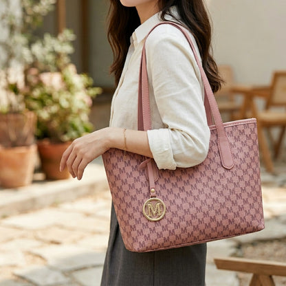 Light Luxury, Minimalist, Fashionable, High-End Texture, Design Sense, Tote Bag, Women'S Retro Checkered Pattern, Large Capacity Shoulder Bag