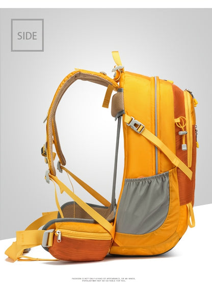 Large Capacity Hiking Outdoor Mountaineering Travel Backpack, Camping Travel Backpack, Nylon Waterproof Backpack, Ideal for Gifts, Suitable for Men And Women