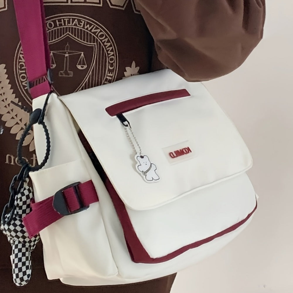 Men's Crossbody Bag – Polyester, Large Capacity, for Travel & Work | Bag Vero – detail view 11