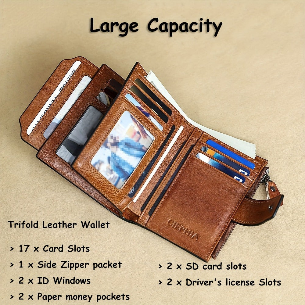 Men's Wallet – RFID Blocking, Card Slots Zipper Rfid Blocking | Bag Vero – detail view 22
