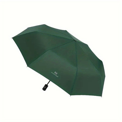 Large Folding Umbrella in a Solid Color, Featuring Outstanding, Lightweight And Waterproof Design, And Automatic Open And Close Functionality, Suitable for Both Men And Women