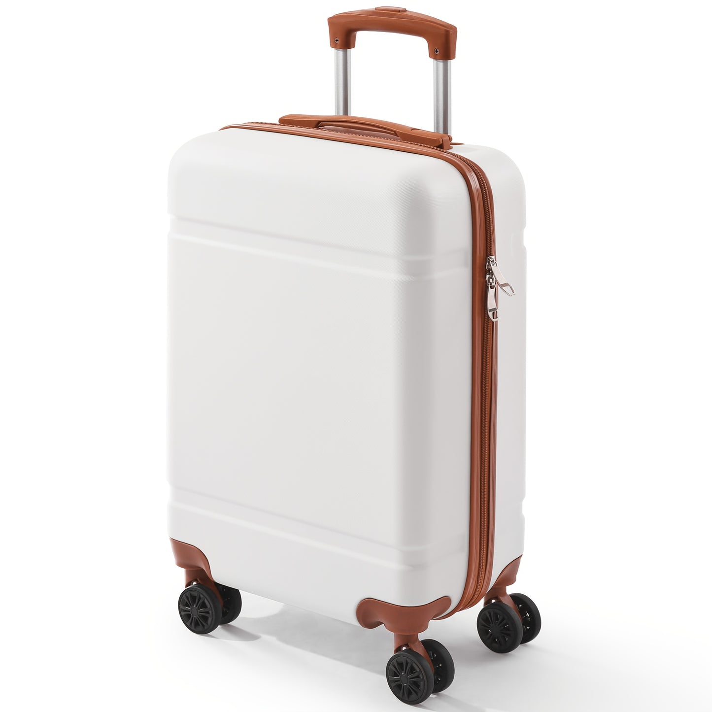 Luggage with Spinner Wheels, ABS Hardshell Suitcase, 20 Inch Carry On, 24 Inch Medium & 28 Inch Checked Suitcase Or 3pcs Luggage Set (20/24/28)