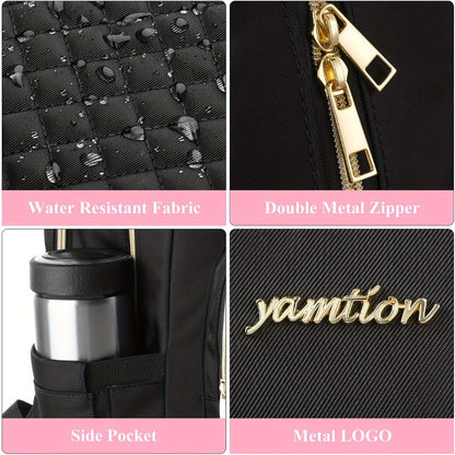 Laptop Backpack Women, School Backpack for Teen Girl USB Bookbag for Business Work Office College Students Teacher