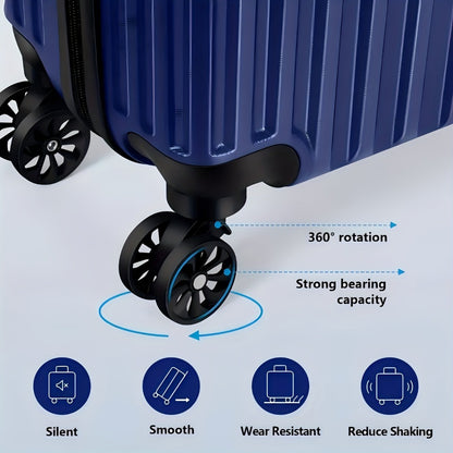 2pcs Set Trolley Case Hook (20"+ 14"), with Suitcase, Lightweight PC Abs Hardshell, TSA Lock, Multi-color Options