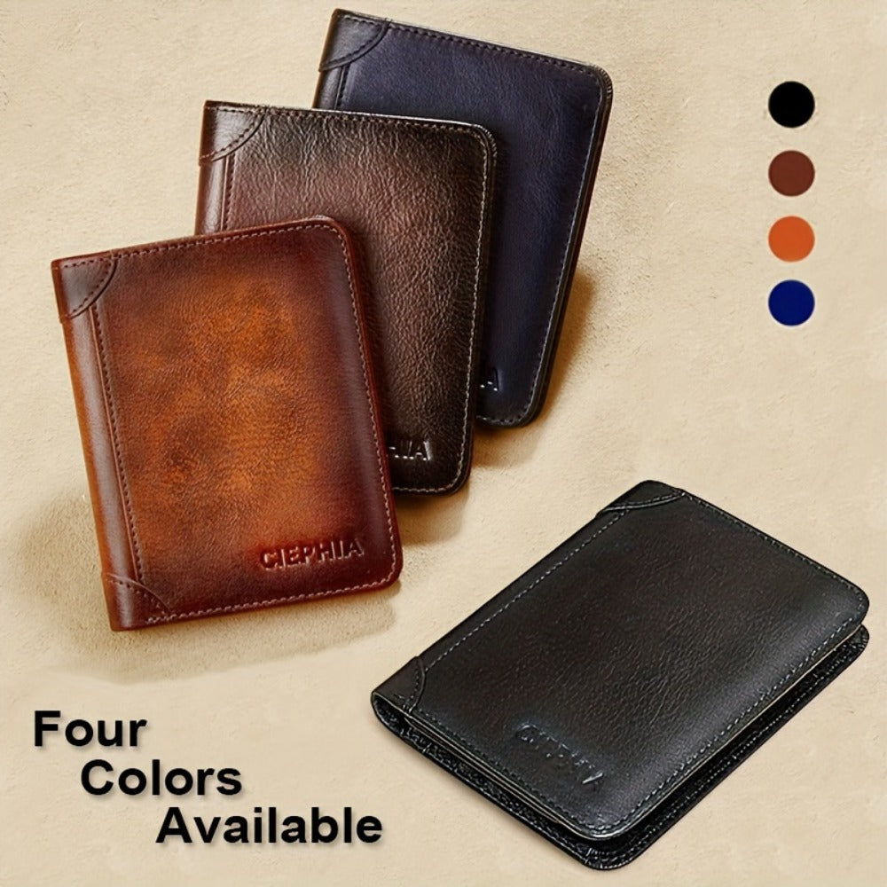 Men's Wallet – Genuine Leather, RFID Blocking | Bag Vero – detail view 33