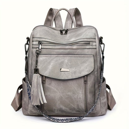 Spring 2025 Wind Style PU Women's Bags, Multifunctional Women's Backpacks.