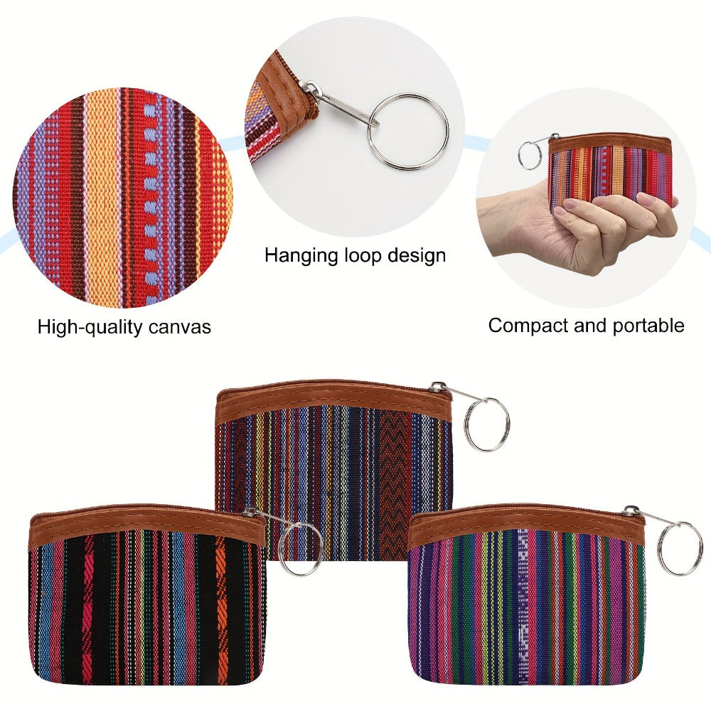 Women's Wallet – Ethnic Fabric Coin Set Of | Bag Vero – detail view 4