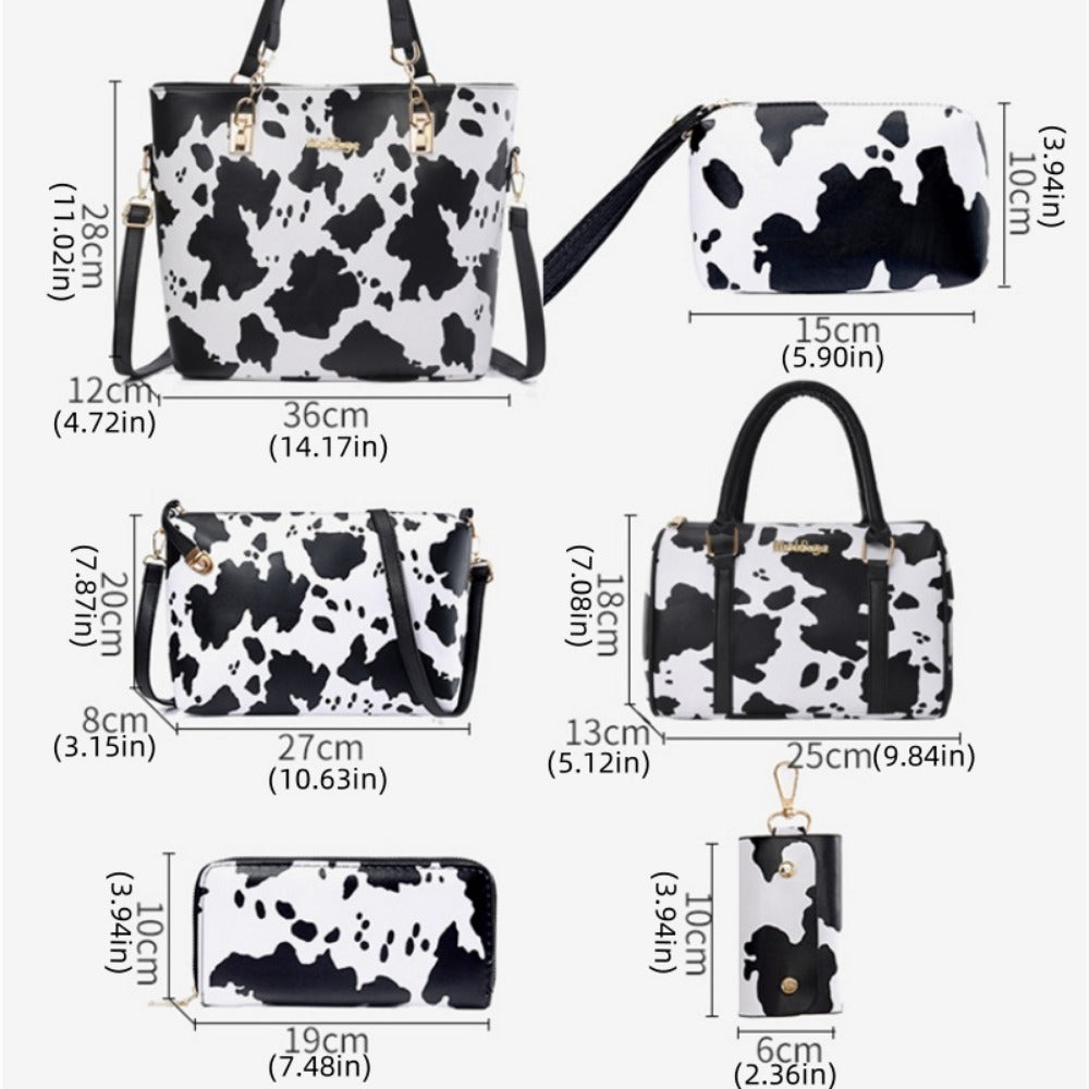 Crossbody Bag for Women – 6-Piece, PU Leather | Bag Vero – detail view 11