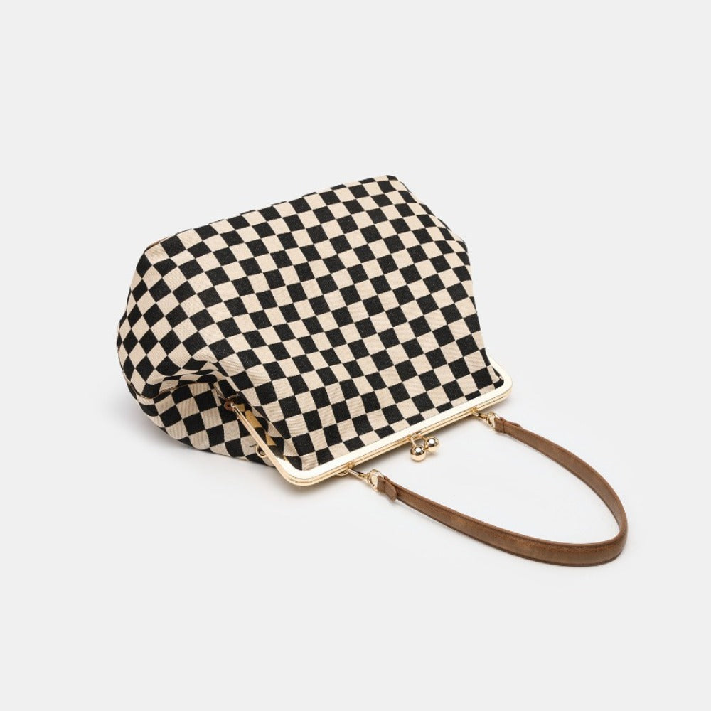 [Holiday Gifts] Affordable Luxury Niche Clasp Bags, Checkered Evening Clutches, Spacious Tote Bags, Shoulder Bags, Women's Handbags, Holiday Gifts, Birthday Gifts