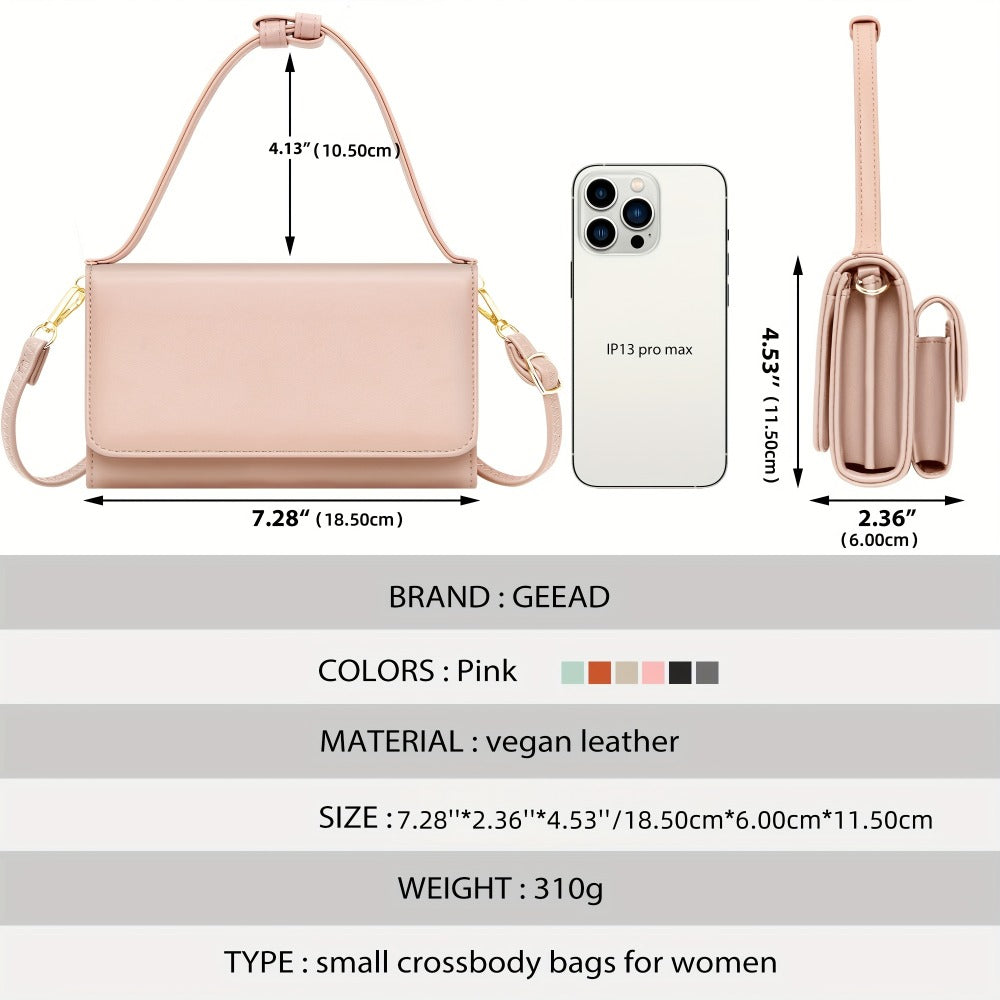 Small Crossbody Bag for Women Cell Phone Wallet Purse Mini Shoulder Handbags with Card Slots