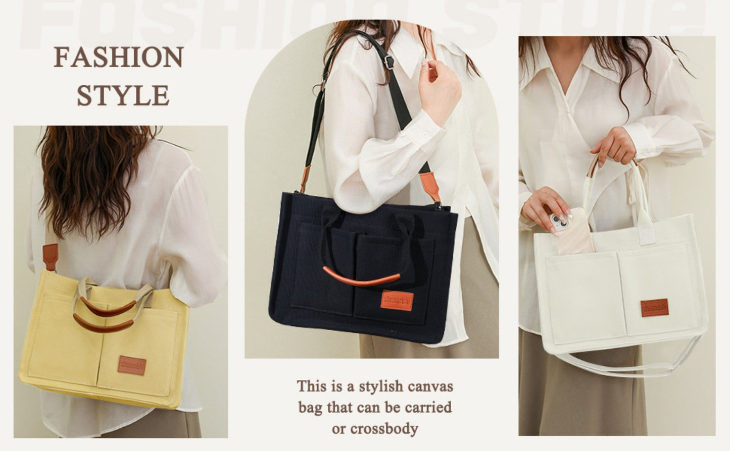 Tote Bag for Women – Large Capacity, for Travel & Work | Bag Vero – detail view 27