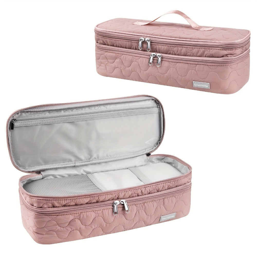 Lychii Double-Layer Travel Carrying Case Bag, Shark Flexstyle Carrying Case for Revlon One-Step Hair Dryer/Volumizer/Styler