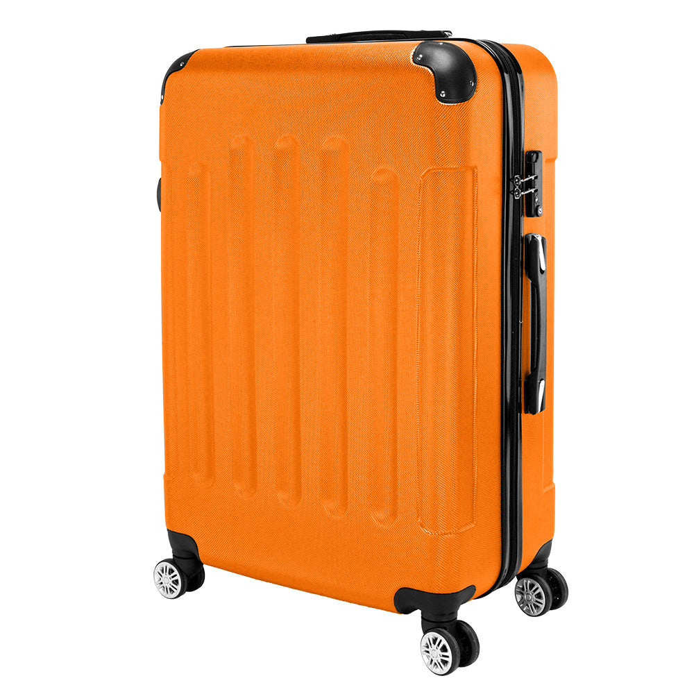 3-in-1 Portable ABS Trolley Case luggage 20" / 24" / 28" Purple