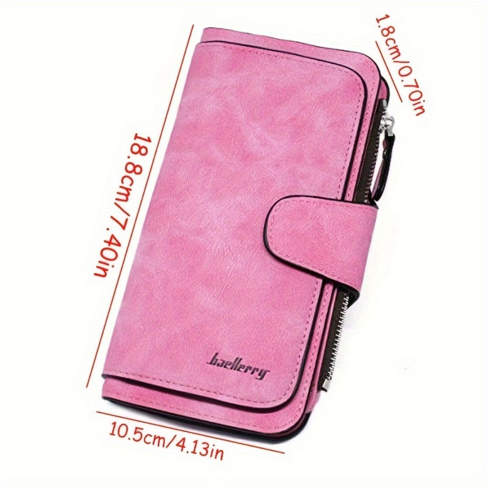 Women's Wallet – for Everyday Use, Trifold Long Card Slots Synthetic | Bag Vero – detail view 6