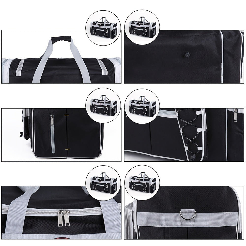 Gym Duffel Bag – 72L, Polyester, Foldable, Lightweight | Bag Vero – detail view 9