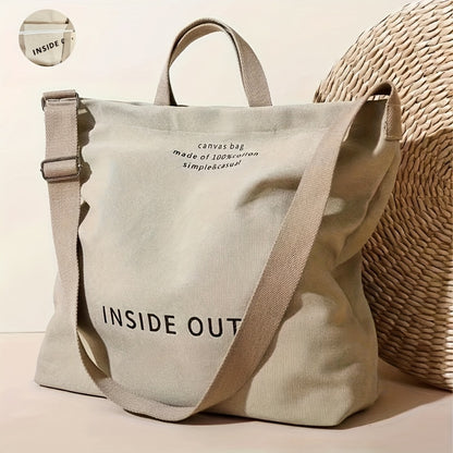 Fall Retro Crossbody Bag Men's And Women's Tote Bag Commuter Bag Student Shoulder Bag, Work Bag, Large Capacity Tote Bag Zipper Upgraded Perfect Gift Tote Bag for Women