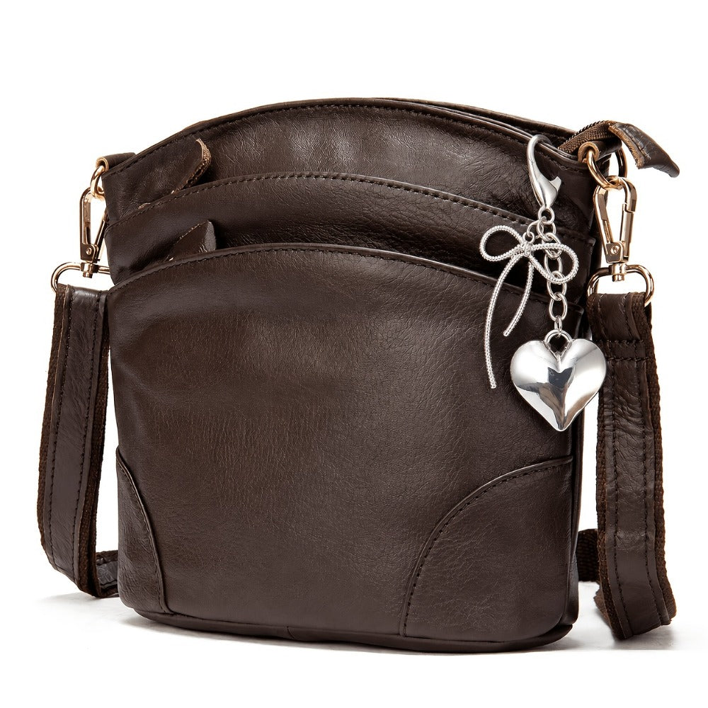 Travel Organizer Bag – Genuine Leather, Adjustable Strap, for Travel & Work | Bag Vero – detail view 25