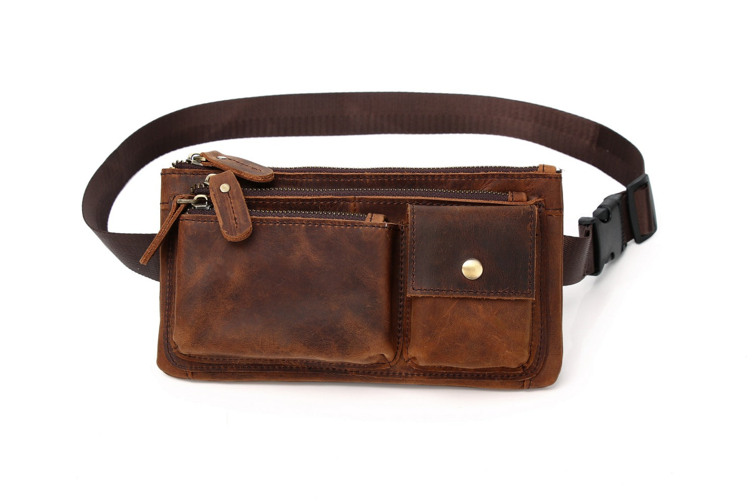 Waist Bag – Genuine Leather, Genuine Leather Waist Vintage Crazy | Bag Vero – detail view 24