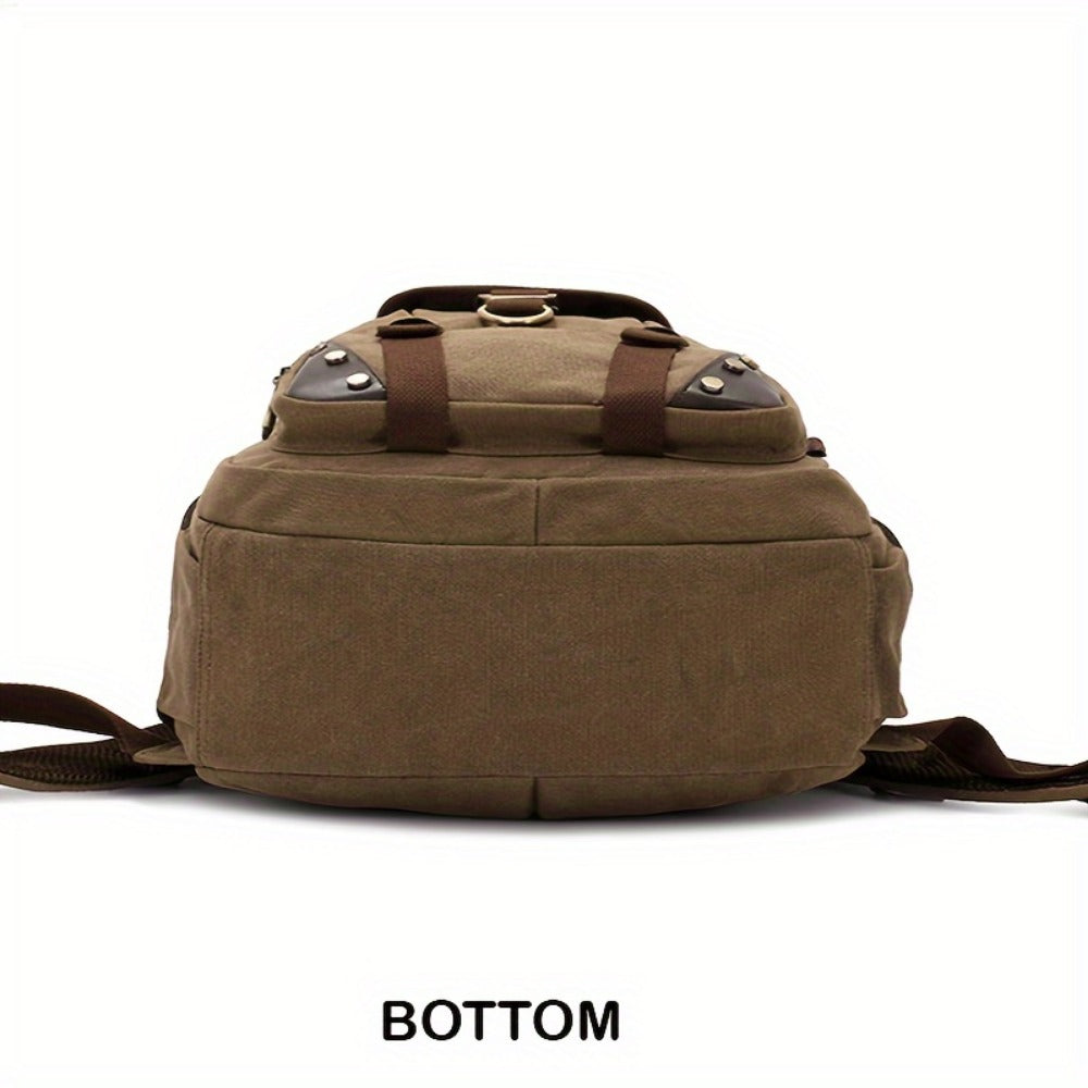 Travel Backpack – Canvas, Large Capacity, for Travel & School | Bag Vero – detail view 10